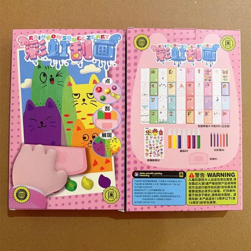 Rainbow Scratch Painting Set